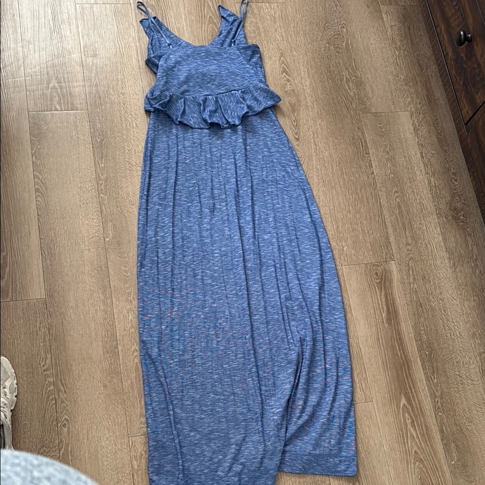 Max Studio Blue Spaghetti Strap Sundress - Picture 4 of 4